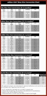 Uncommon Adidas Junior Size Chart 2019