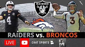 Raiders vs. Broncos Live Streaming ...