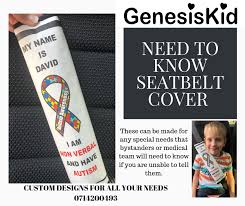 Genesis Kid Seat Belt Covers