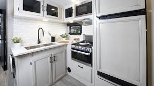 rear kitchen travel trailers in 2023