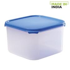 square storage plastic container