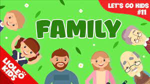 Bé học tiếng Anh về Gia đình - Family | [Trọn bộ 20 chủ đề từ vựng sách  Let's go] [Lioleo Kids] - YouTube
