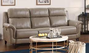 barcalounger leather recliner couch