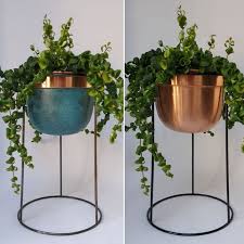 Handmade Solid Copper Wall Planter