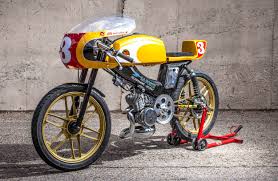 mobylette cafe racer by xtr pepo