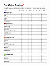 40 Weekly Workout Schedule Template Markmeckler Template