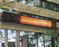 Halogen Electric Patio Heater Gold Tube