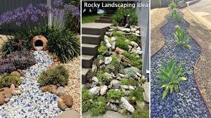 Rocks can add some texture to one's front yard. 54 Outstanding Front Yard Rock Garden Landscaping Ideas Diy Garden Youtube