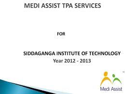 Vidal health insurance tpa pvt. Medi Assist Tpa Services Siddaganga Institute Of Technology