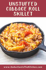 unstuffed cabbage roll skillet stuffed