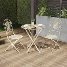 wrought iron outdoor bistro patio sets