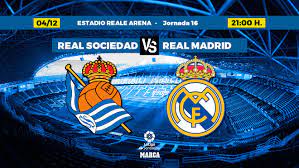 LaLiga Santander: Real Sociedad - Real Madrid: Horario y dónde ver en TV  hoy el partido de la jornada 16 de Primera División |