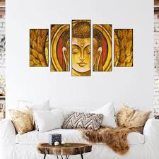 Golden Buddha Canvas Wall Painting