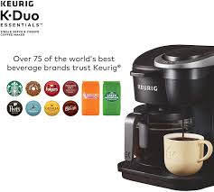 Mua Keurig K-Duo Essentials Coffee Maker, with Single Serve K-Cup Pod and  12 Cup Carafe Brewer, Black trên Amazon Mỹ - Danh mục Máy Pha Cà Phê -  LuxStore.Com