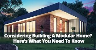 considering building a modular home