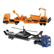 Details About Alloy Diecast Car Transporter Trailer Truck 1 43 Vehicle Model Toys For Kids