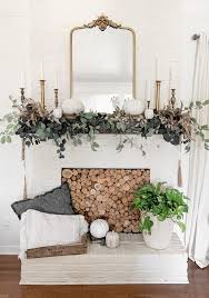 Anthropologie Mirror Dupe Fall Mantel