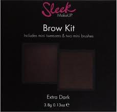 sleek makeup brow kit 3 8g extra dark