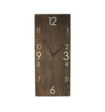 Wooden Clock Vertical Wooden Wall Clock