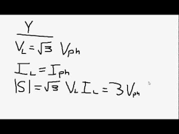 3 Phase Wye Connection Power Formulas
