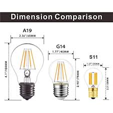 Check spelling or type a new query. 4w E17 Intermediate Base Led Filament Replacement Bulb 4 Pack 40 Watt Equivalent Closet Dimmable Hizashi Super Mini Globe S11 Led Light Bulb Warm White 2700k For Cabinet Desk Lamp Led Bulbs