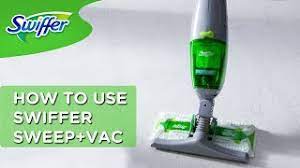 how to use swiffer sweep vac