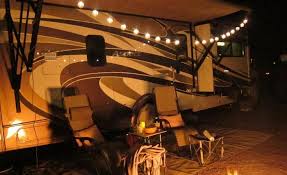 instant rv s with decorative lights