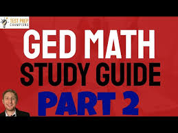 Ultimate Ged Math Study Guide
