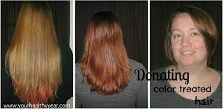 donating color treated hair and gray