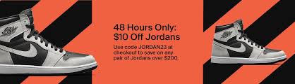 48 hours only 10 off jordans stockx