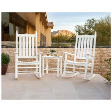 These chairs are vey popular. Mcgavin 3 Piece Rocking Chair Set White Costco Australia