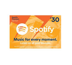 spotify gift cards 30 email delivery