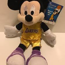 Teams such as the los angeles lakers, new york knicks and golden state warriors. Nba Other Mickey Mouse Los Angeles Lakers Plush Nba Poshmark