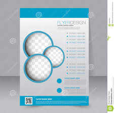 Flyer Template Business Brochure Editable A4 Poster Stock