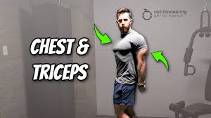 quick dumbbell chest tricep workout