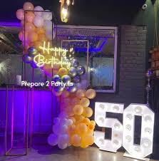 50th birthday decoration at rs 2999