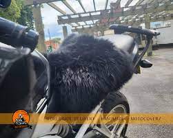 Motorcycle Motorbike Square Sheepskin