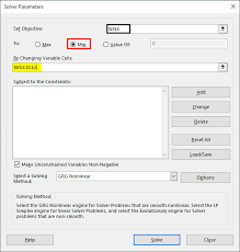 Linear Programming In Excel How To