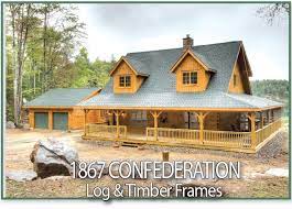 1867 confederation log timber homes
