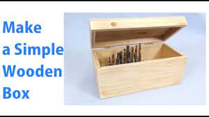 making a simple wooden storage box a