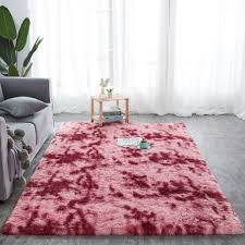soft area rug fluffy rug tie dye