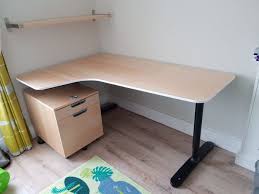Ikea corner desk are very attractive, and you can find them in different forms, colors and sizes. Ikea Bekant Corner Desk Left Galant Drawer Unit For Sale In Castleknock Dublin From Iamrobmasters