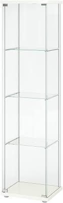 Ikea Detolf Glass Curio Display Cabinet