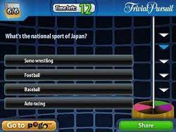 Play over 150000 trivia quizzes and trivia games. Free Trivial Pursuit Game