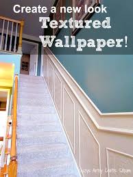Using Paintable Textured Wallpaper To