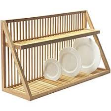 wooden dish rack