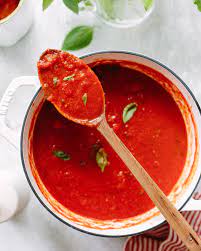 really quick marinara sauce with canned