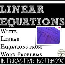 Writing Equations From Word Problems