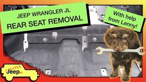 Wrangler Jl Rear Seat Removal