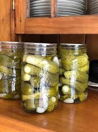 how to make crunchy dill pickles using